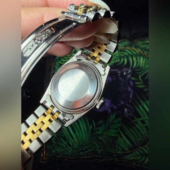 Rolex Women’s Watch White Dial Diamond Bezel & Bracelet – Aftermarket Diamonds - Picture 6 of 6